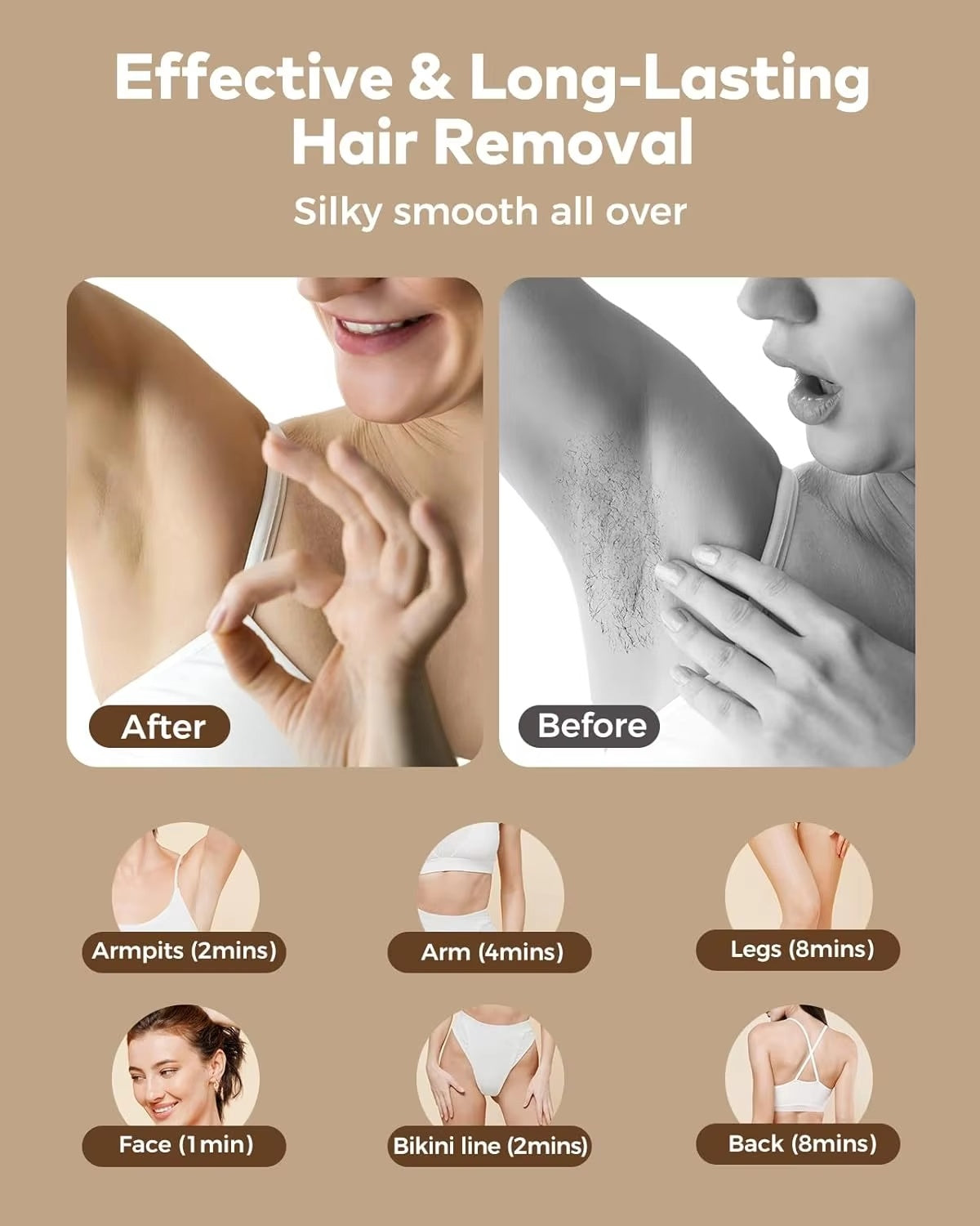 IPL Hair Removal Device – Professional Laser Epilator for Long-Lasting Smooth Skin
