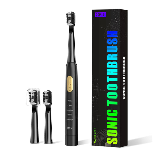 Sonic Electric Toothbrush – Smart Timer, 5 Cleaning Modes, Rechargeable