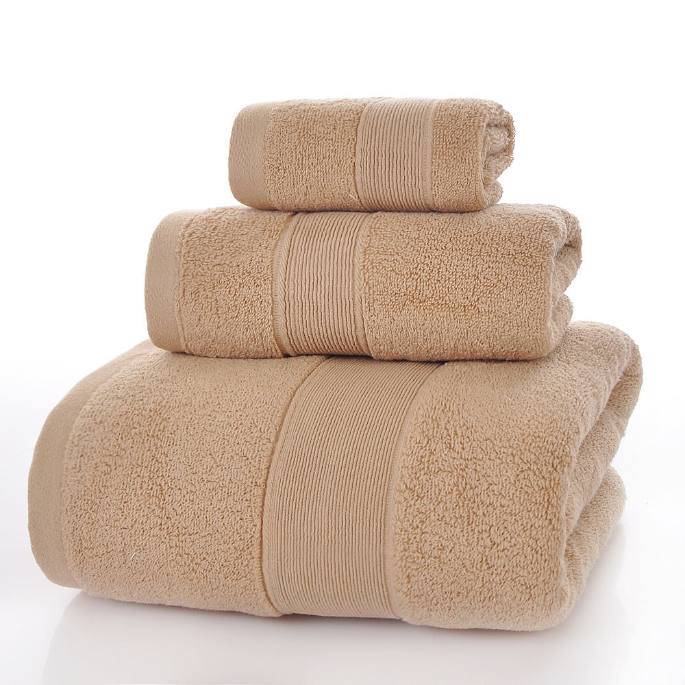 Towel Square Washcloth Three-piece Suit Of Bath Towel