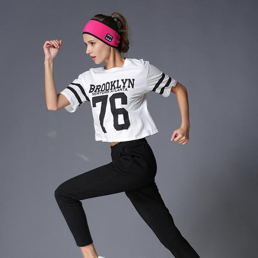 Wireless Bluetooth-compatible Headband Outdoor Fitness youga Headband
