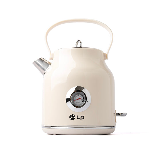 Retro Electric Kettle – 1.7L, Fast Boil, Stainless Steel