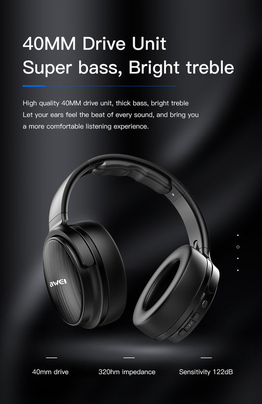 AWEI Wireless Stereo Bluetooth Headset
