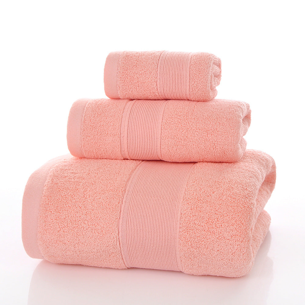 Towel Square Washcloth Three-piece Suit Of Bath Towel