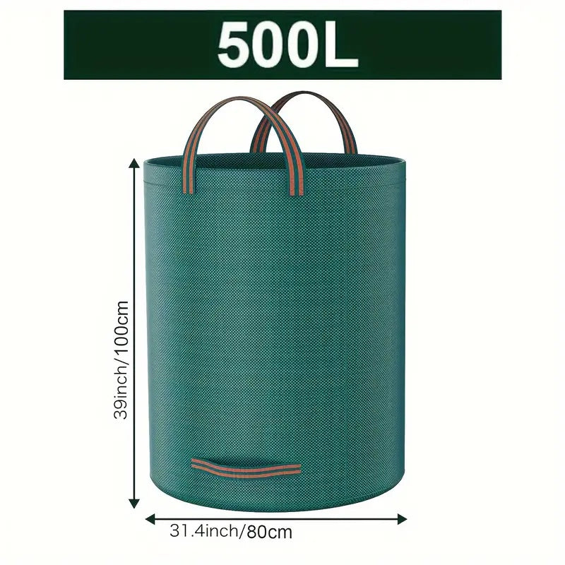 Heavy-Duty Garden Waste Bag – Reusable Yard Garbage Sack (300L / 500L)