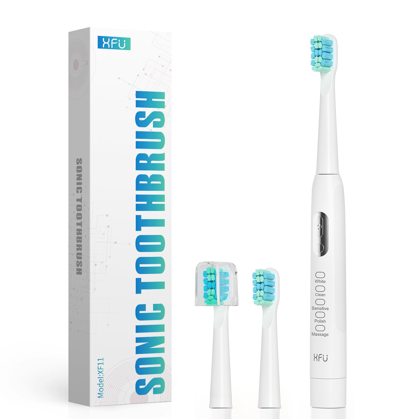 Sonic Electric Toothbrush – Smart Timer, 5 Cleaning Modes, Rechargeable