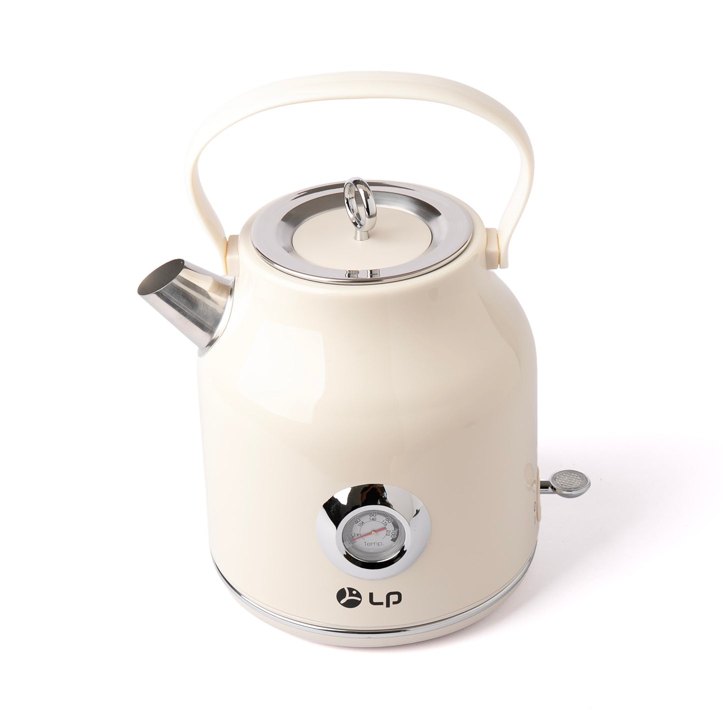Retro Electric Kettle – 1.7L, Fast Boil, Stainless Steel