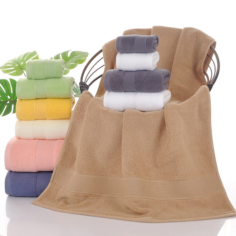 Towel Square Washcloth Three-piece Suit Of Bath Towel