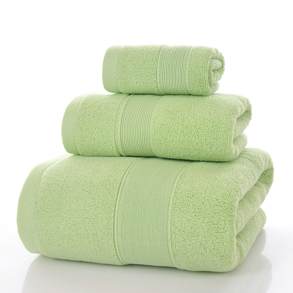 Towel Square Washcloth Three-piece Suit Of Bath Towel