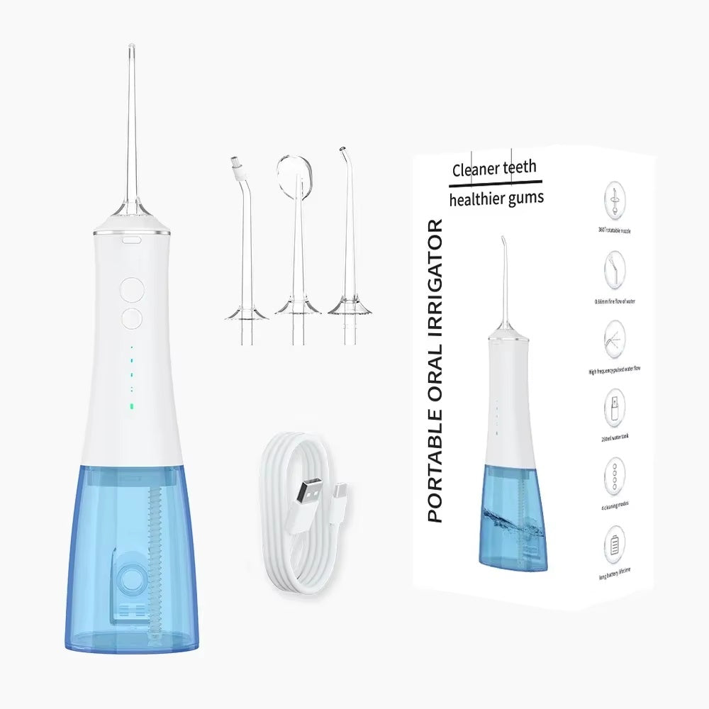 Cordless Water Flosser – Portable Oral Irrigator for Deep Dental Cleaning