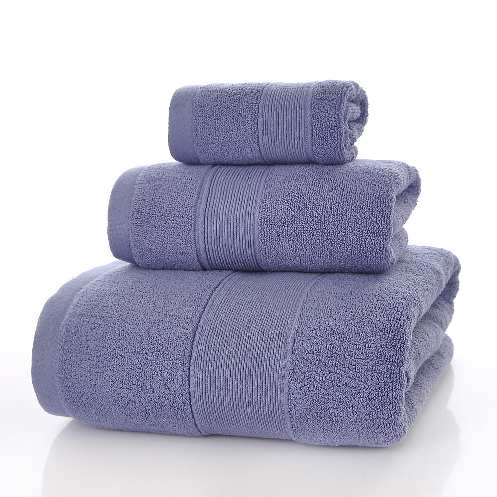 Towel Square Washcloth Three-piece Suit Of Bath Towel