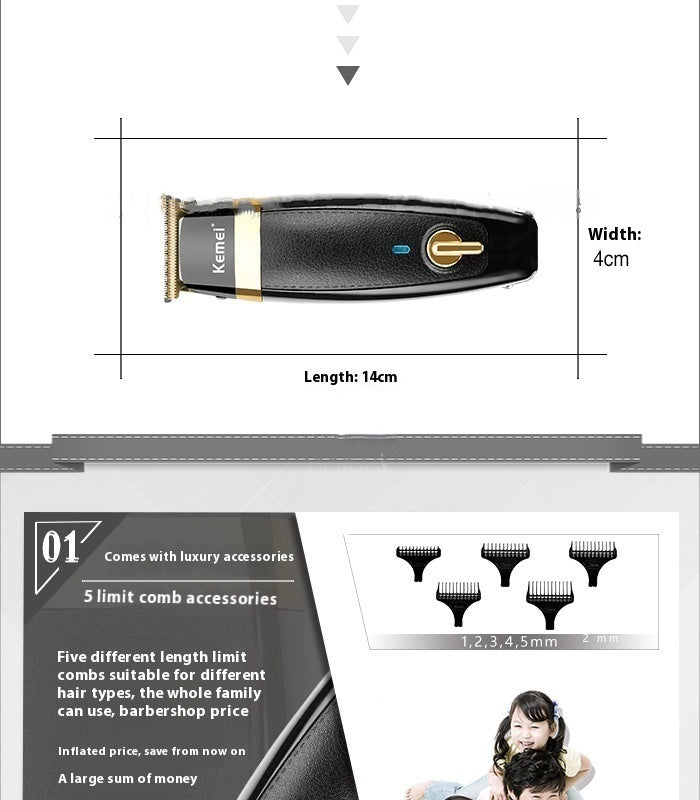 KM1834 Hair Clipper Clippers Electric Shaving Head Electric Clipper