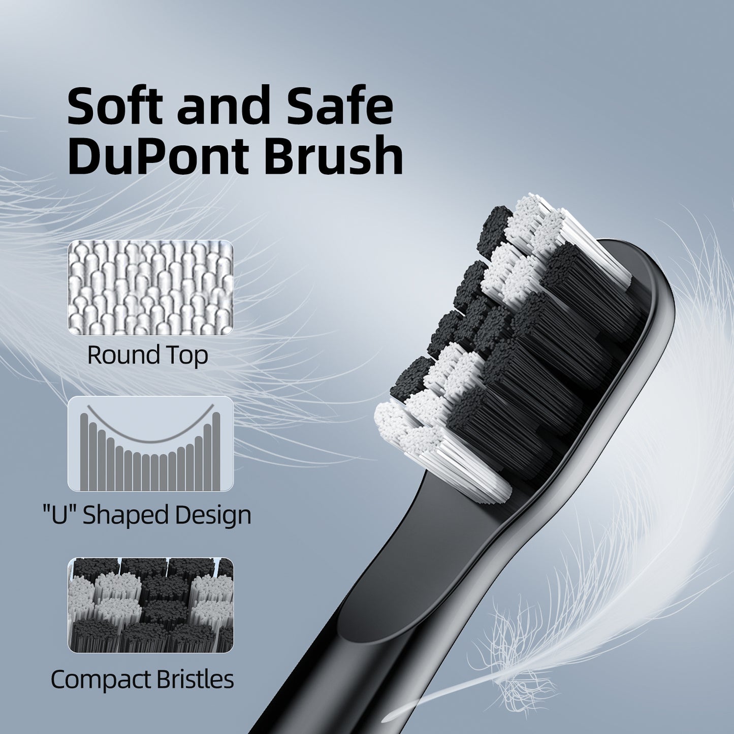 Sonic Electric Toothbrush – Smart Timer, 5 Cleaning Modes, Rechargeable