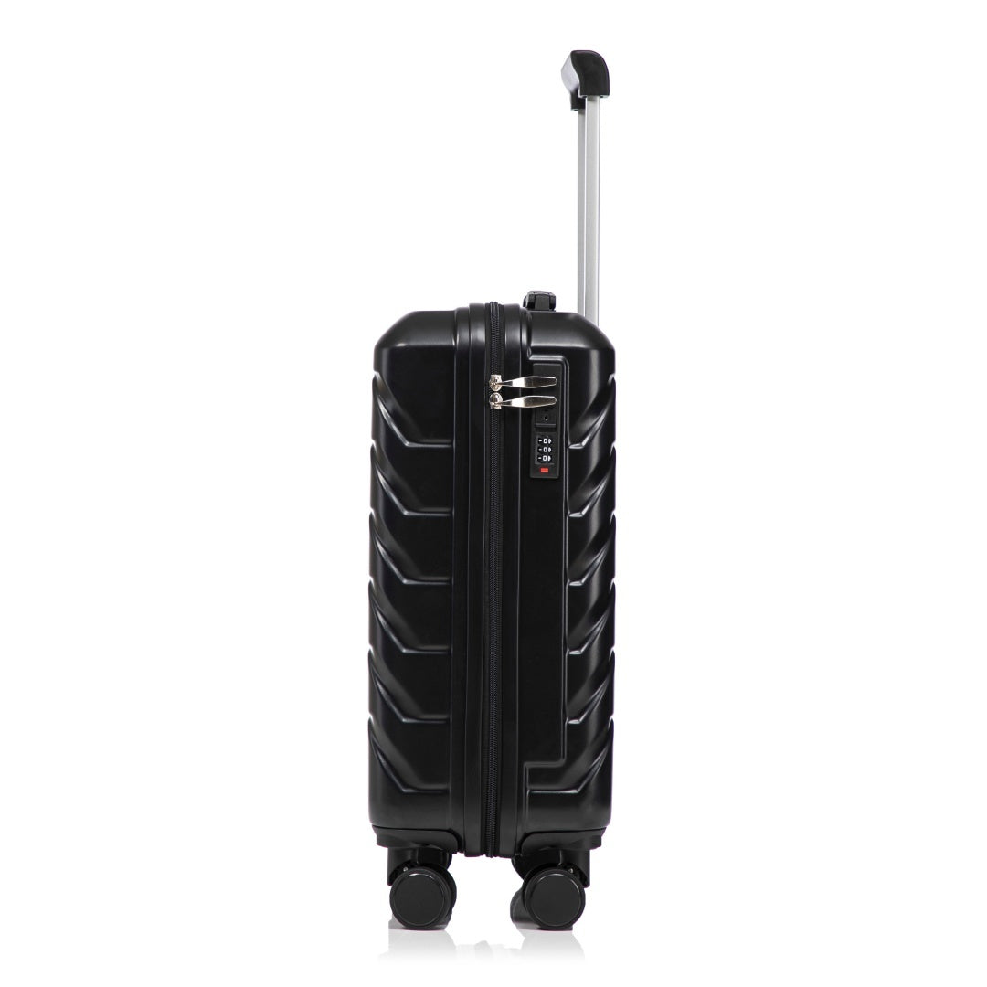14  20 2 Pcs  Set In ABS Spinner Wheel Luggage, With Combination Lock,14 Cosmetic Case