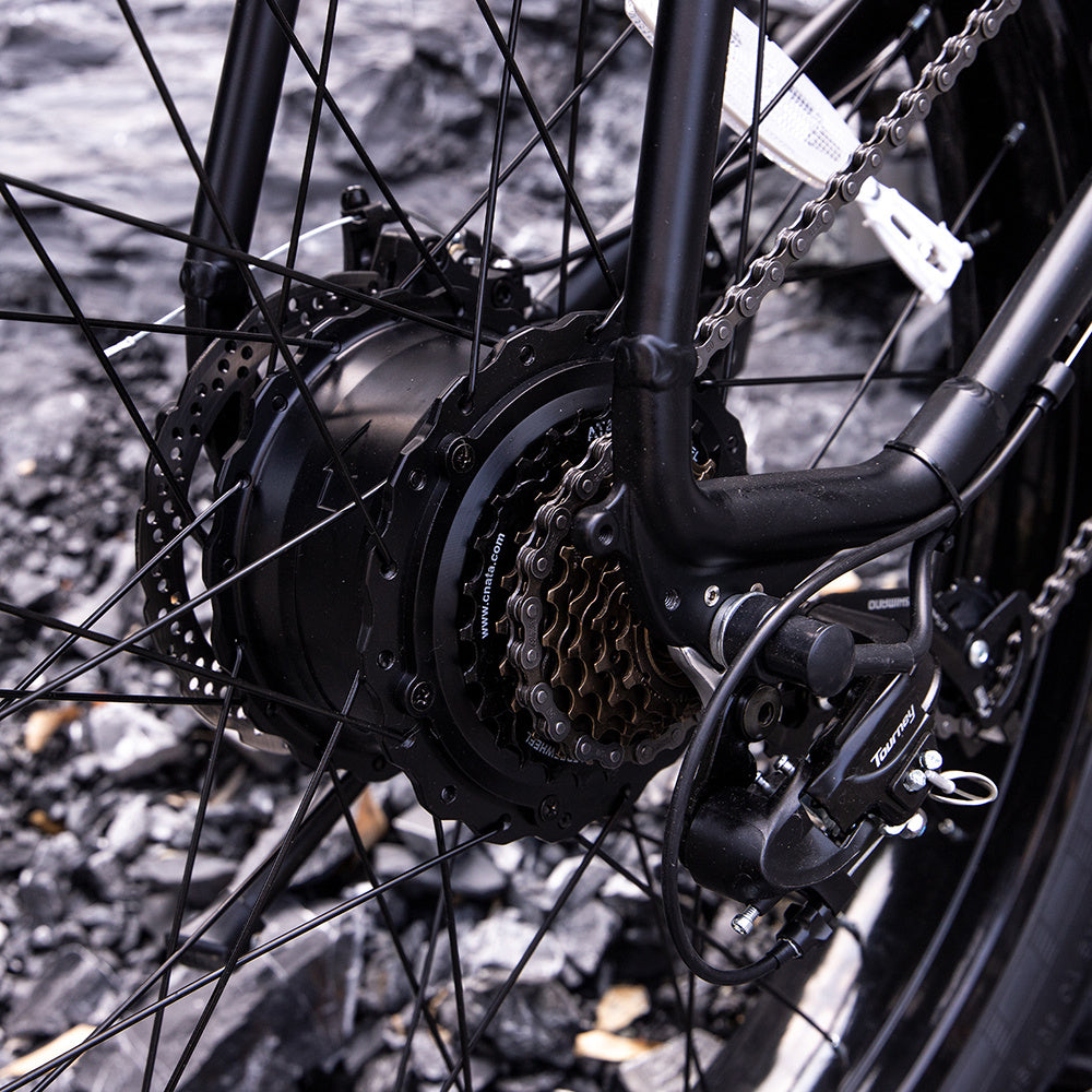 " PowerRide X Pro 1000W Fat Tire Electric Bike – 48V 15Ah Off-Road Beast for Trail, City & Adventure | UL & GCC Certified"