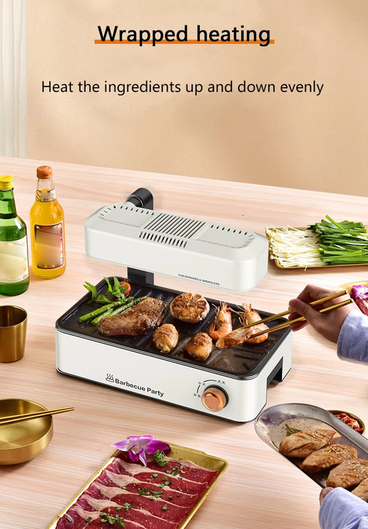 Foldable Electric Oven – Compact Countertop Grill & Toaster