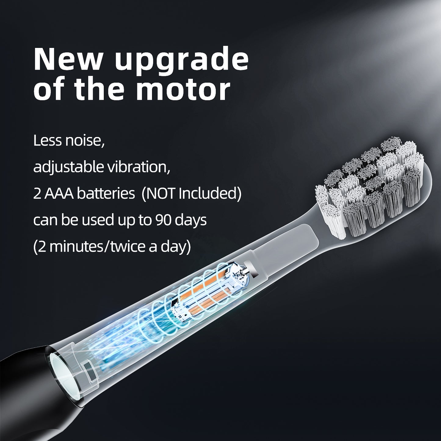 Sonic Electric Toothbrush – Smart Timer, 5 Cleaning Modes, Rechargeable