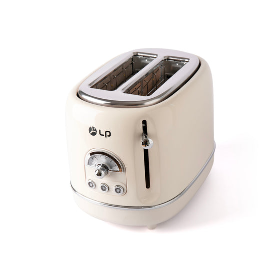 Retro 2-Slice Toaster – 6 Browning Levels, Defrost/Reheat, Extra-Wide Slots
