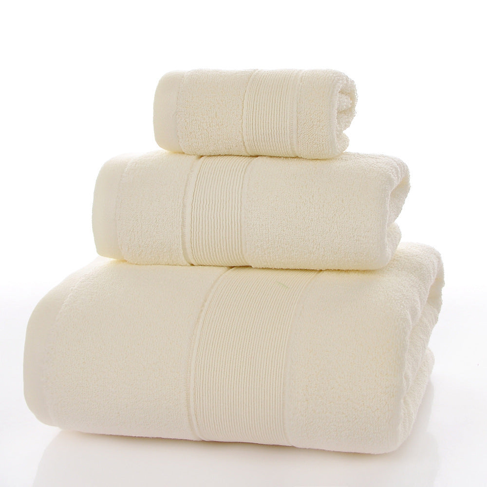 Towel Square Washcloth Three-piece Suit Of Bath Towel