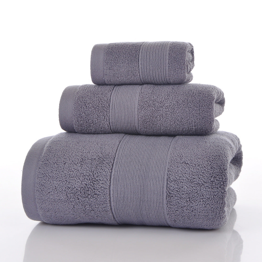 Towel Square Washcloth Three-piece Suit Of Bath Towel