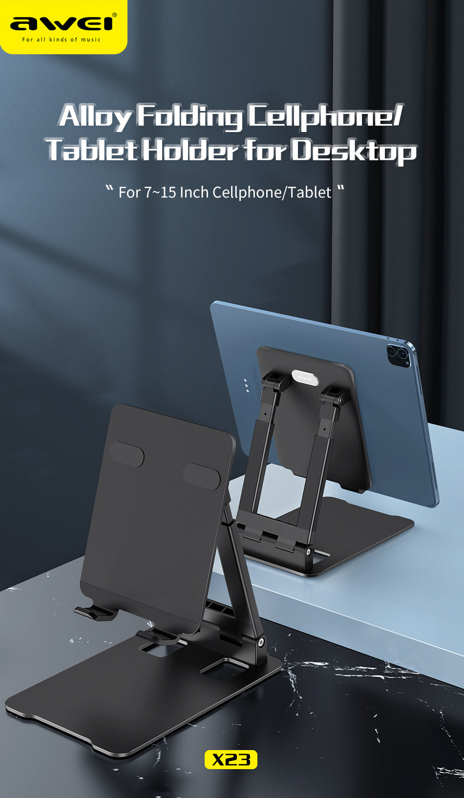 AWEI Phone Tablet Dual-purpose Stand