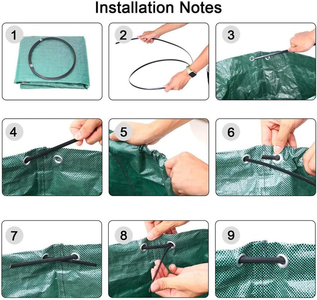 Heavy-Duty Garden Waste Bag – Reusable Yard Garbage Sack (300L / 500L)