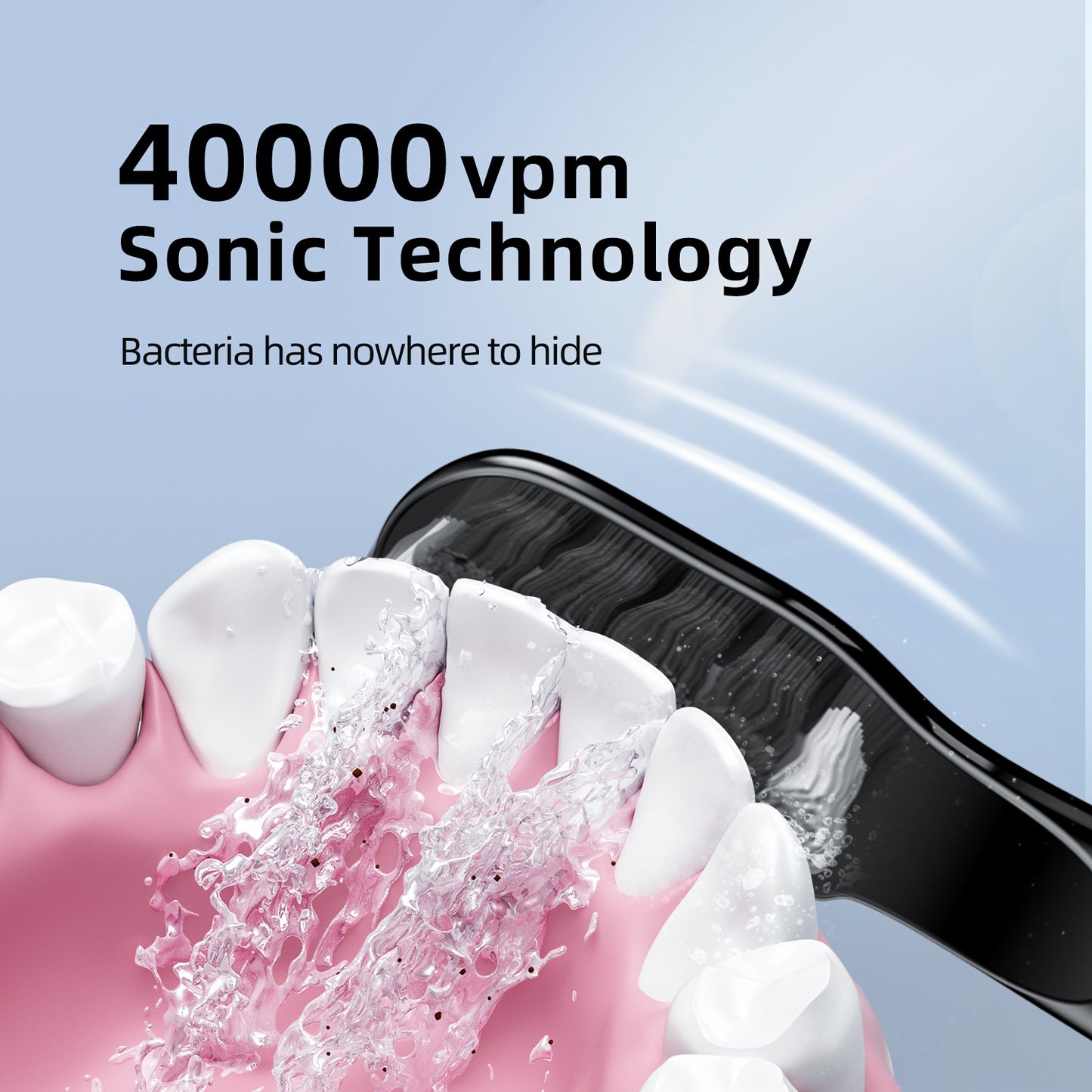 Sonic Electric Toothbrush – Smart Timer, 5 Cleaning Modes, Rechargeable