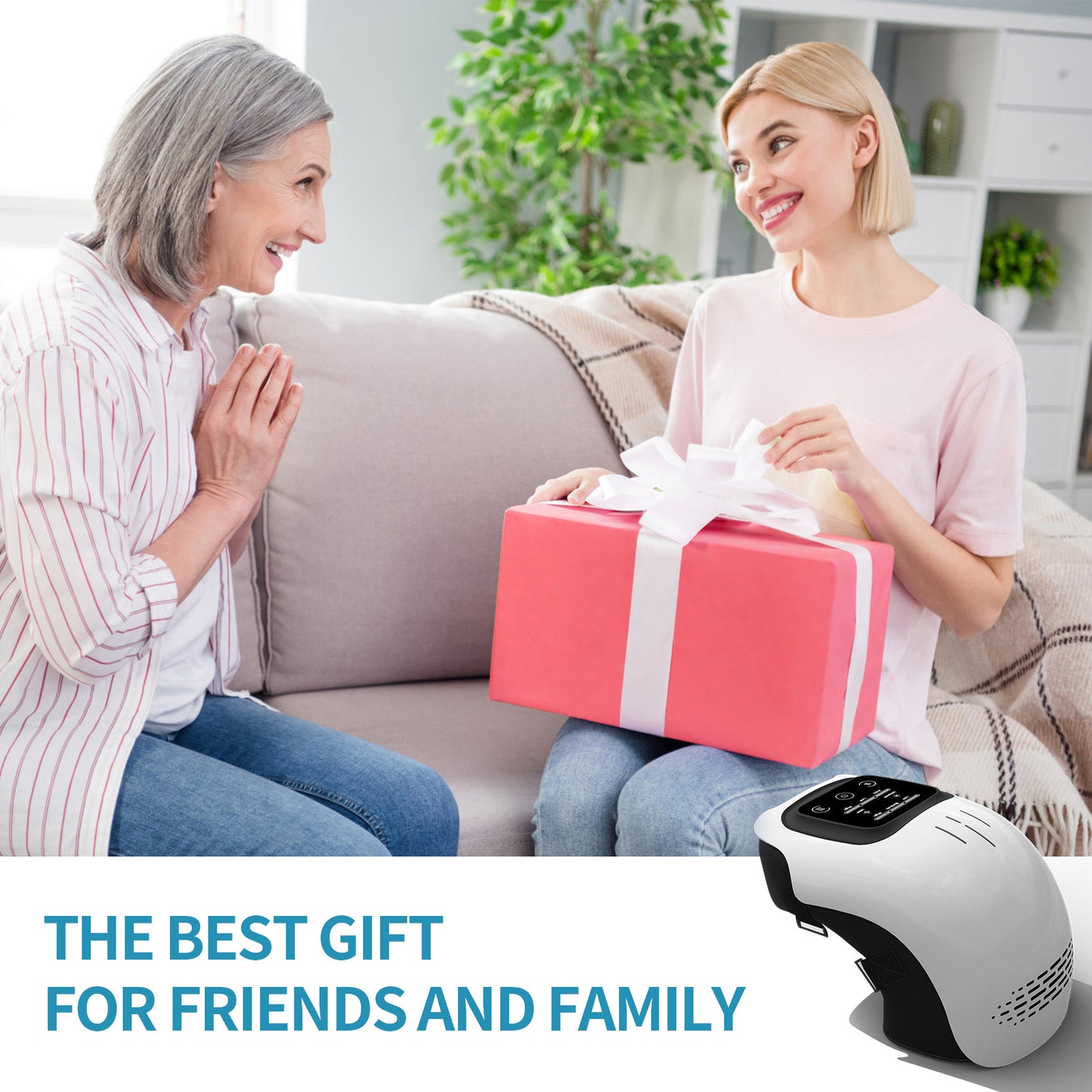 Electric Heated Kneading Knee Massager – Rechargeable (Home Use)