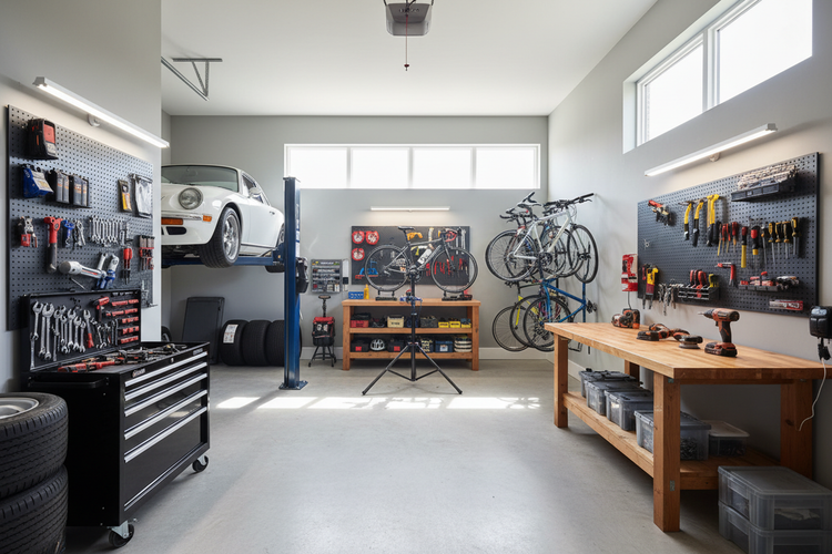 Il garage e l'officina