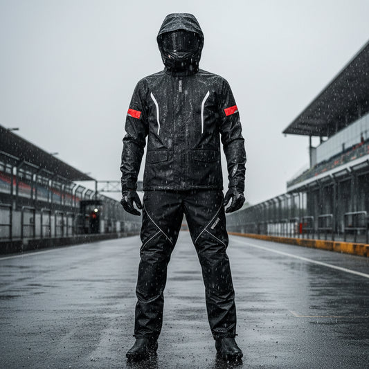 Waterproof Motorcycle Rain Suit – Full Body Outdoor Gear for Bikers
