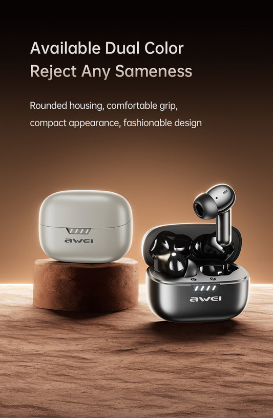 AWEI6 MI ANC ENCA NOISE CANCELLING BLUETOOTH HEADSET