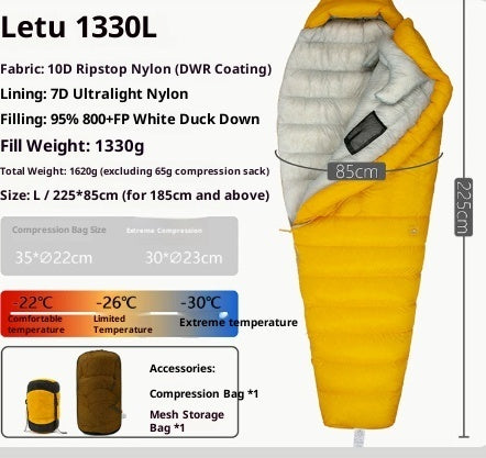 Outdoor Camping Ultra Light Down Sleeping Bag
