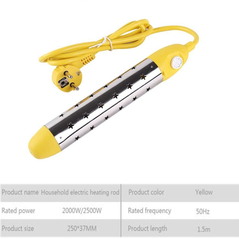 Wasser Heizung Heizstab Reiniger Tauchsieder Pool Badewanne Heizung  2000W 2500W