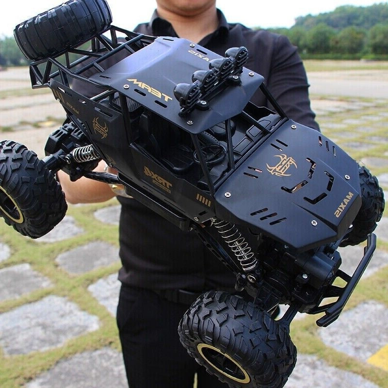 UK 4DRC Rc Car Rock Crawler Rechargeable Off Road Truck 4WD , Metal Shell LED Headlights RC Remote Control Off Road Car Truck,Logistics Is Randomly Sent By EVRI,DPD,Amazon Logistics,Royal Mail