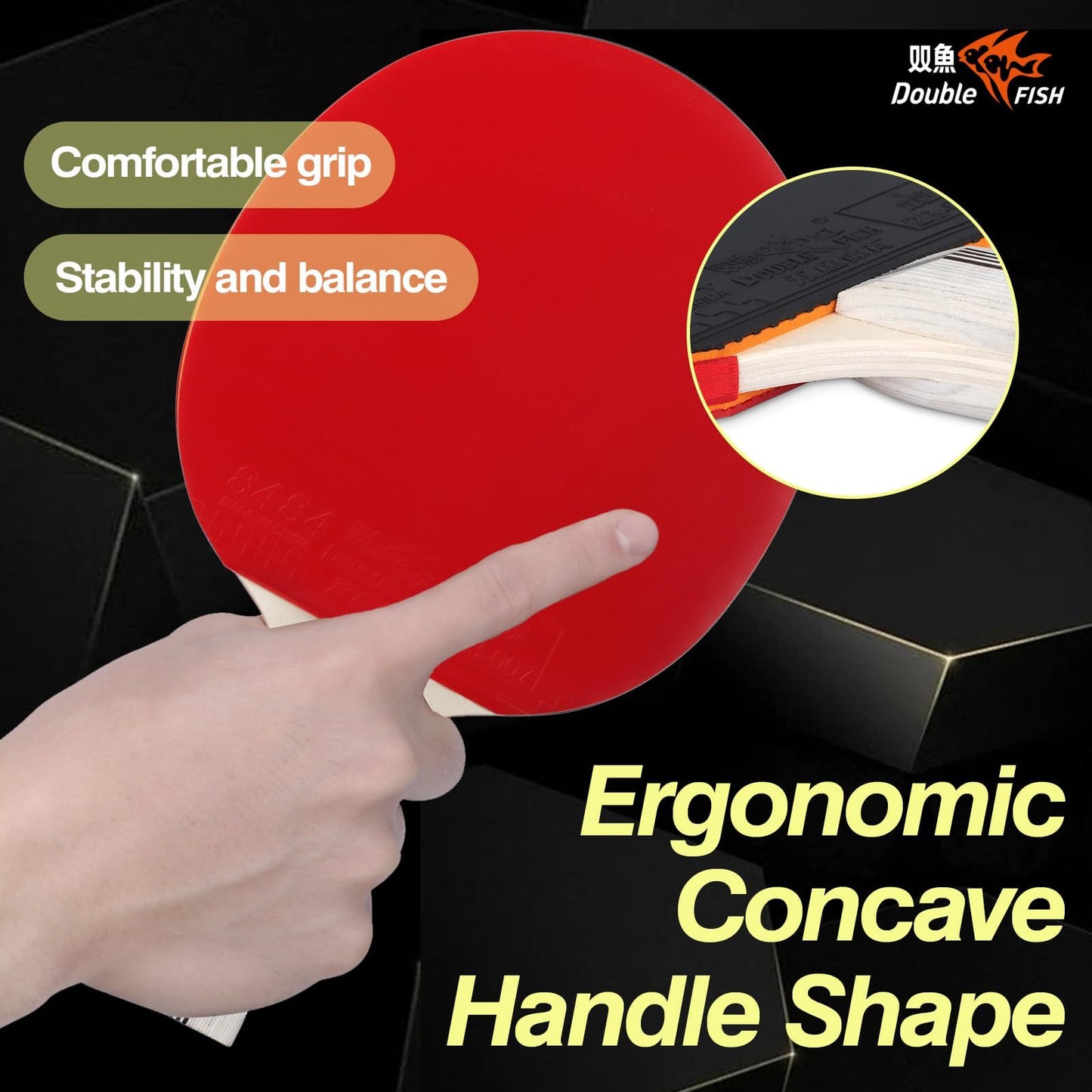 Table Tennis Racket Set