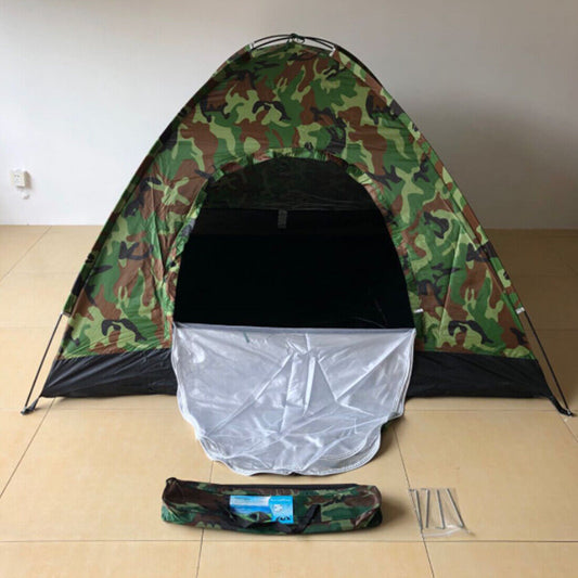 Up Hiking Tent 1-2 Man Person Family Camping Outdoor Festival Shelter UK