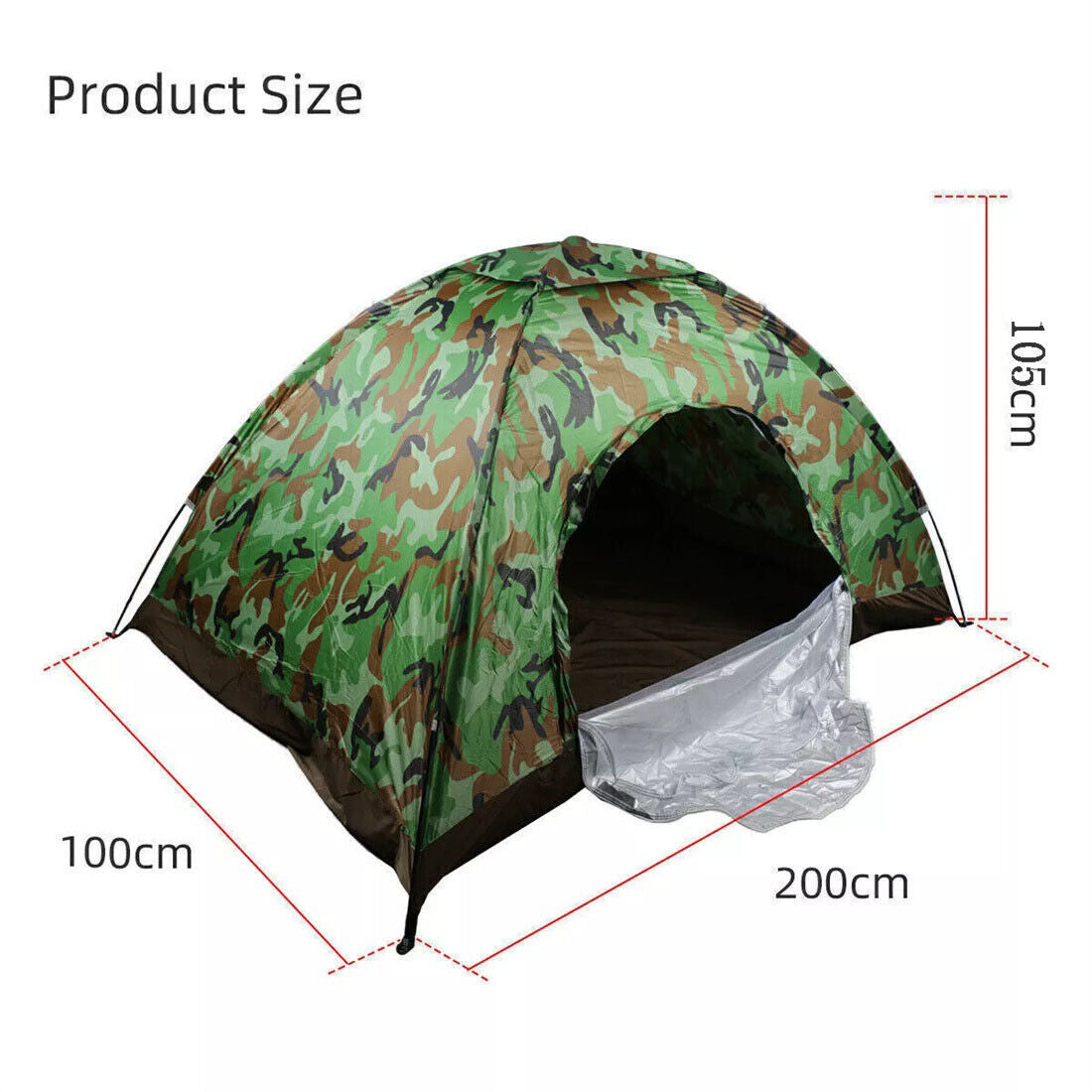 Up Hiking Tent 1-2 Man Person Family Camping Outdoor Festival Shelter UK