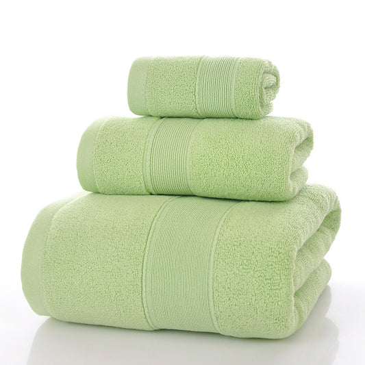 Towel Square Washcloth Three-piece Suit Of Bath Towel