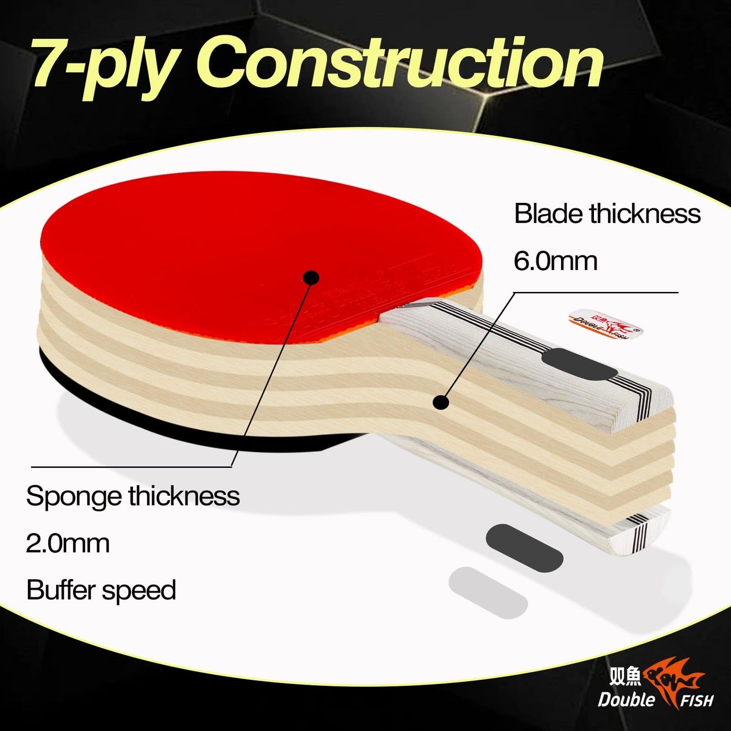 Table Tennis Racket Set