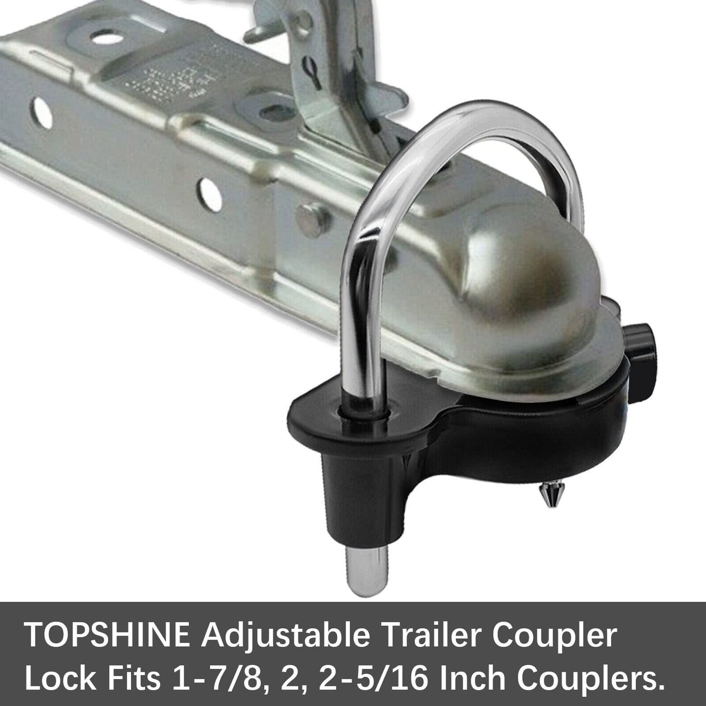 Black U-shaped Ball Cover Lock