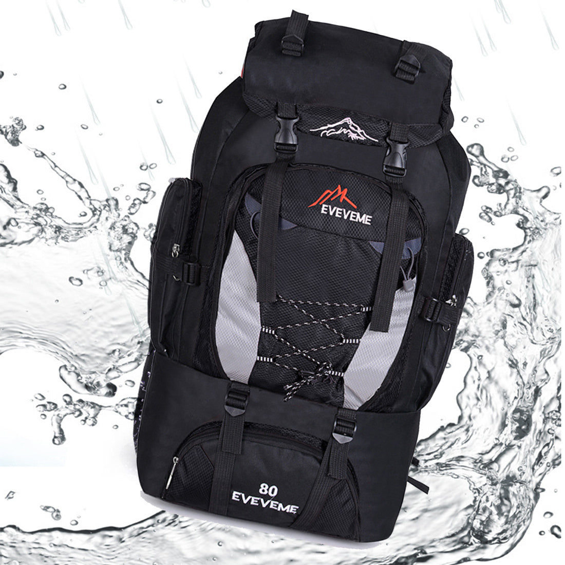 80L Waterproof Hikingc – Extra Large Travel Bag