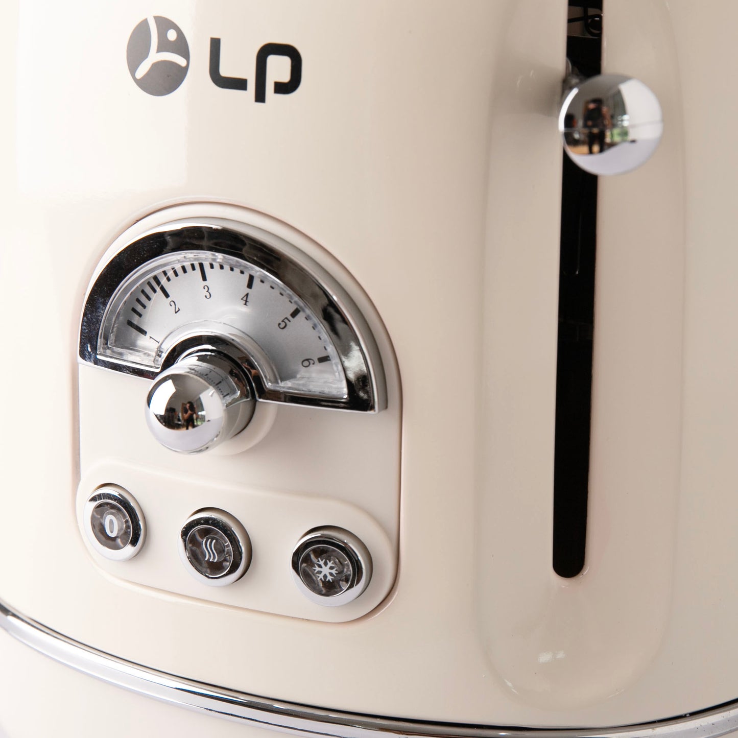 Retro 2-Slice Toaster – 6 Browning Levels, Defrost/Reheat, Extra-Wide Slots