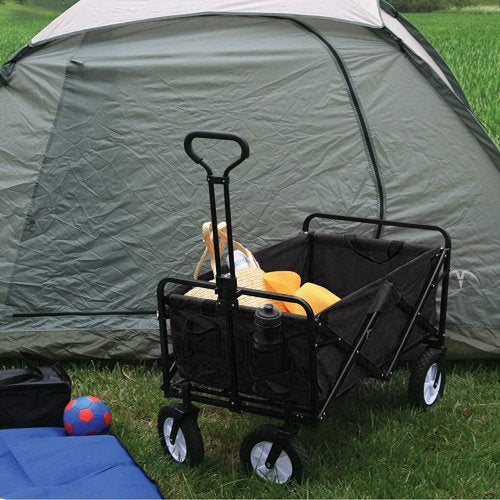 Garden Cart Foldable Pull Wagon Hand Cart Garden Transport Cart Collapsible Portable Folding Cart