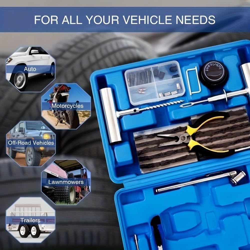 Portable Car Tire Repair Kit