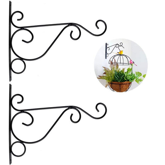 4 Pieces Of Black Ironwork Hooks