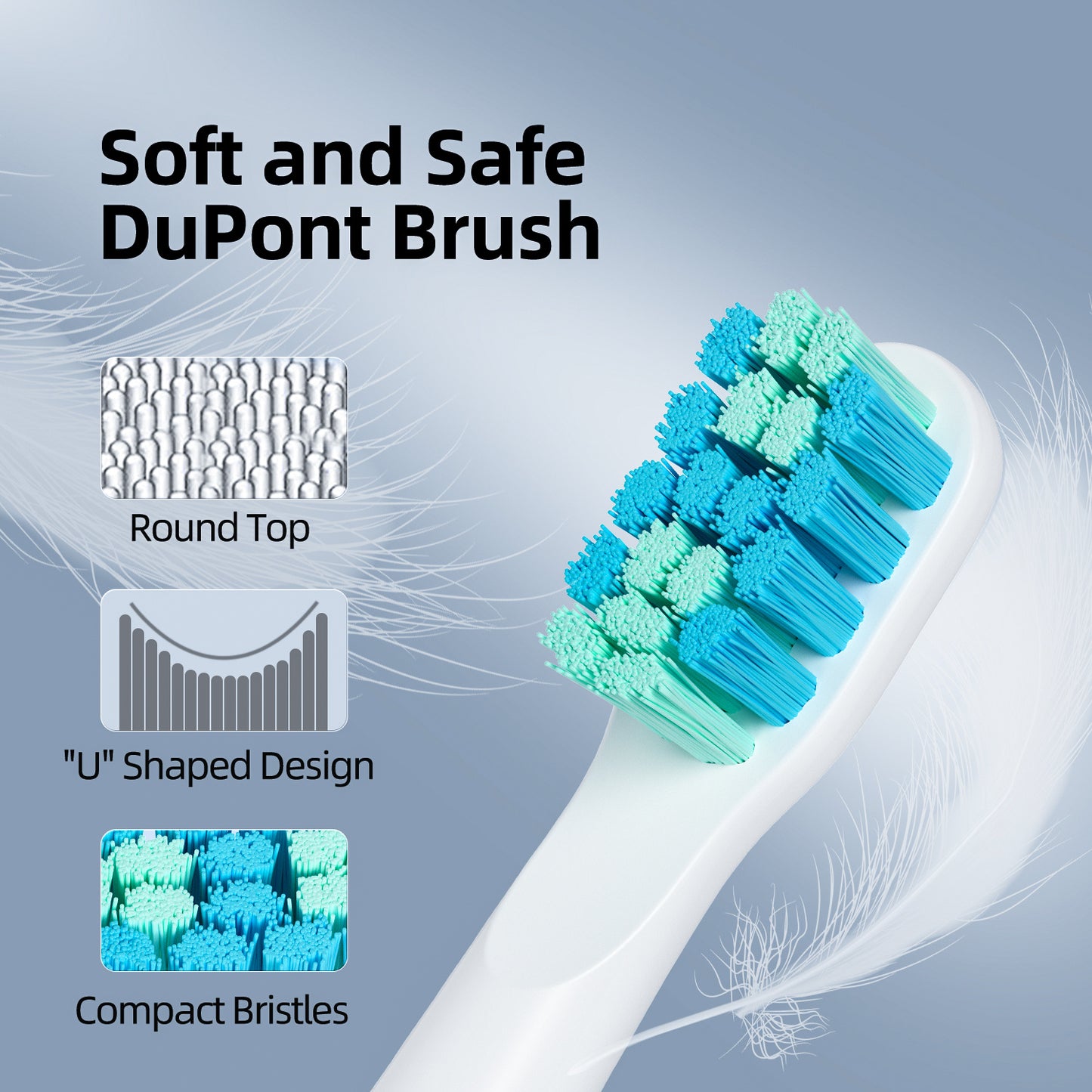 Sonic Electric Toothbrush – Smart Timer, 5 Cleaning Modes, Rechargeable