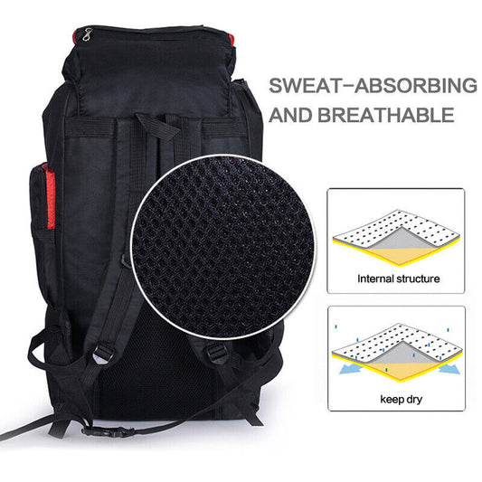 80L Waterproof Hikingc – Extra Large Travel Bag