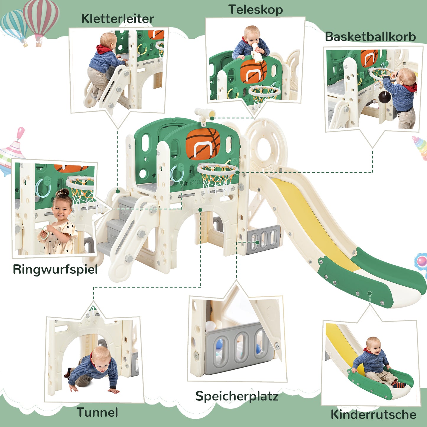 Kombirutsche Aus Hochdichtem Polyethylen Fur Kinder