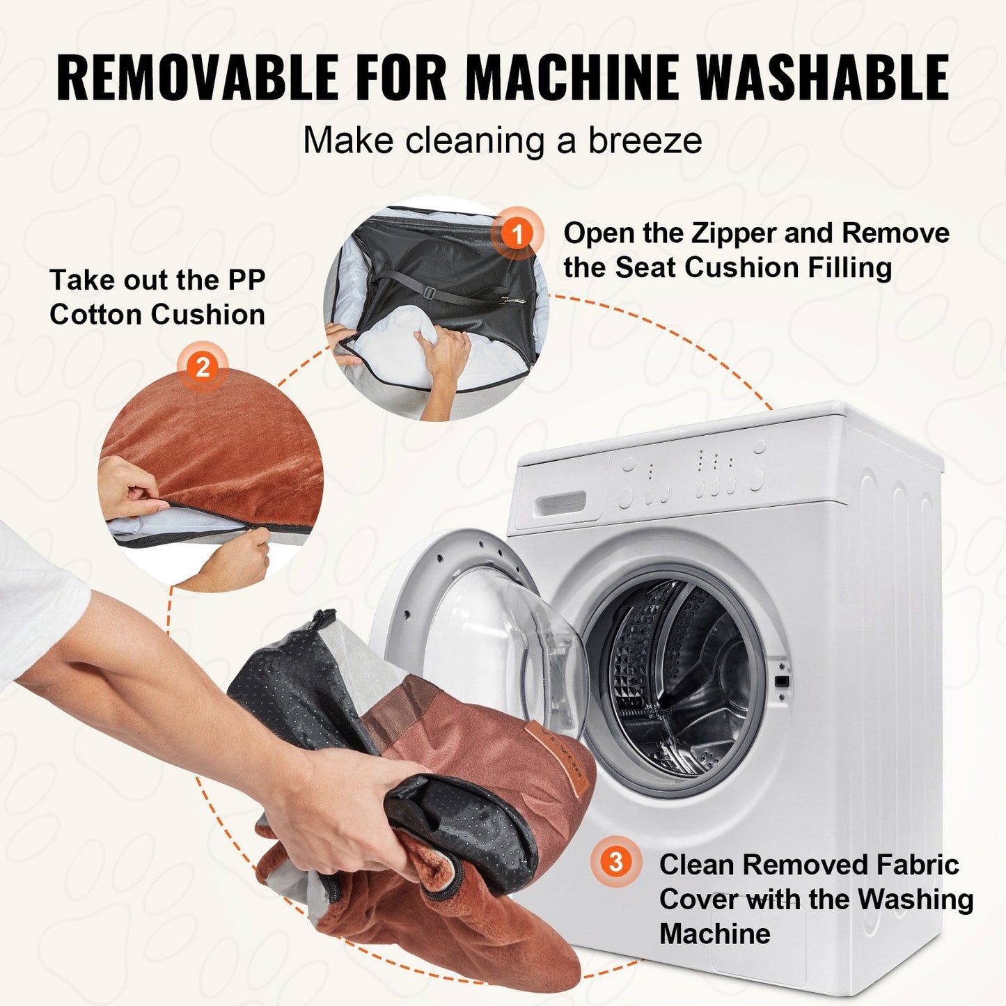 Dog Car Seat, Waterproof Dog Booster Seat For Car With Side Handles And A Storage Pocket, Clip-On Safety Leash And PP Cotton Filling, Dog Car Bed For Small Dog Up To 25lbs, Gray