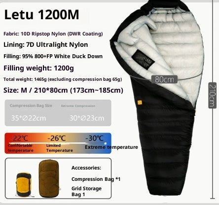 Outdoor Camping Ultra Light Down Sleeping Bag