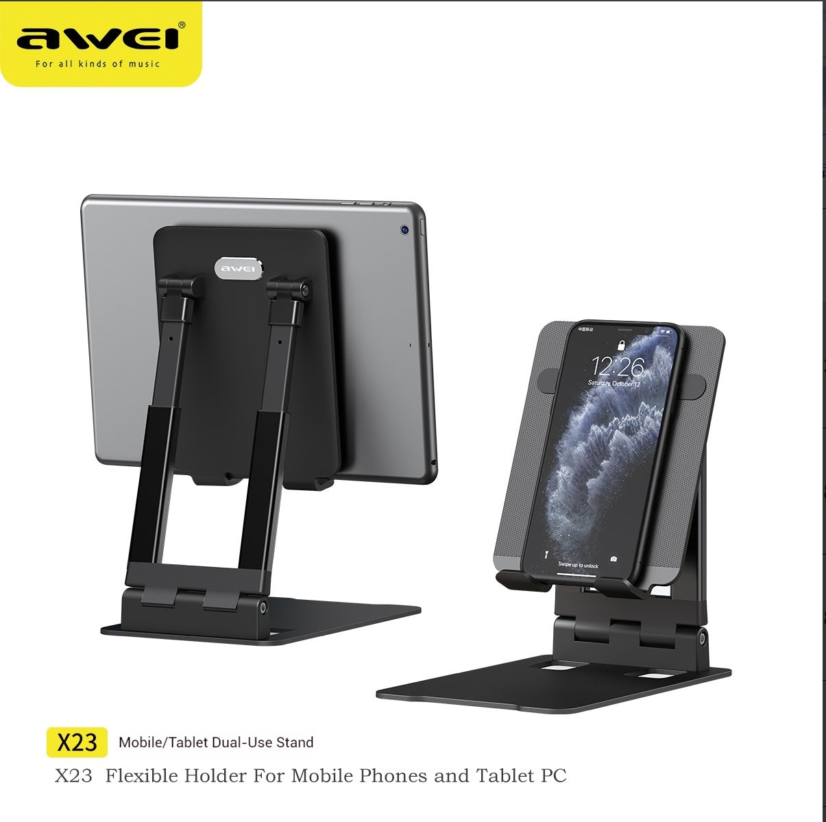 AWEI Phone Tablet Dual-purpose Stand 